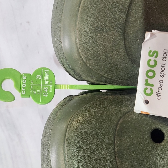 CROCS Green Mens Size 11 - Picture 2 of 7